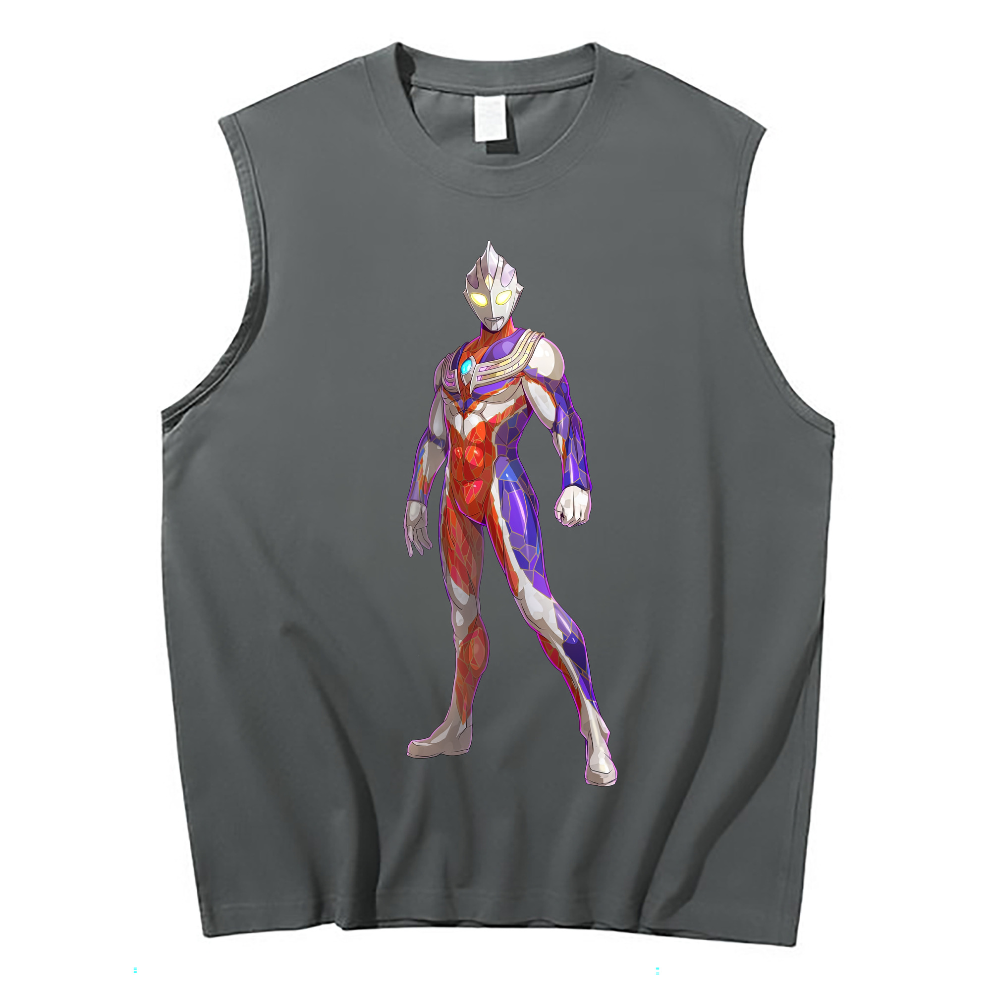 （画像用） ウルトラマン Ultraman コットン100％タンクトップ（フロントプリント）